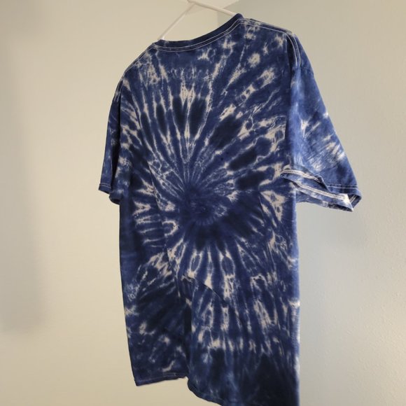 YELLOWSTONE EST. 1872 BLUE TIE DYED TSHIRT - Picture 6 of 8